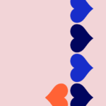 Poliamor e corações coloridos